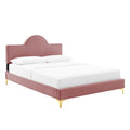 Sunny Performance Velvet Twin Bed by Modway