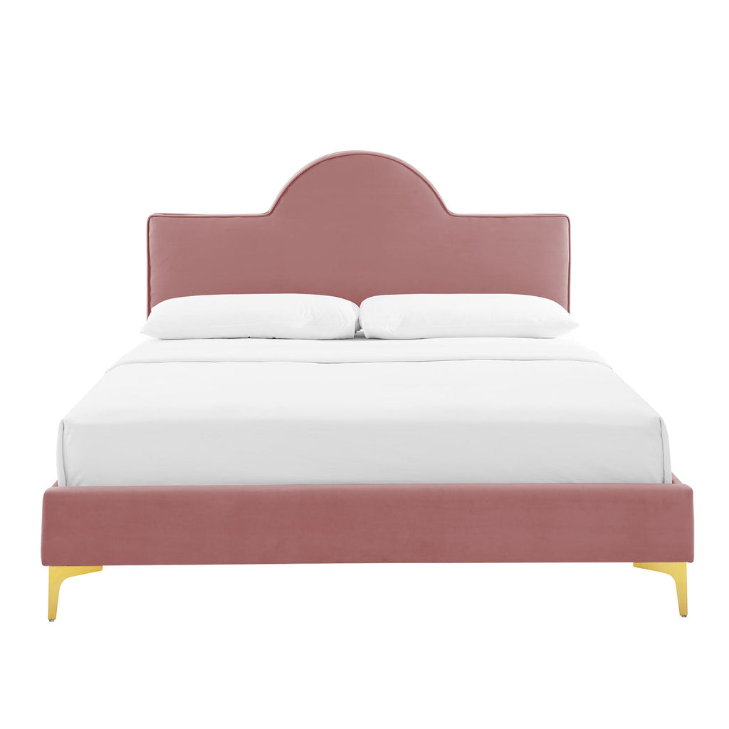 Sunny Performance Velvet Full Bed by Modway
