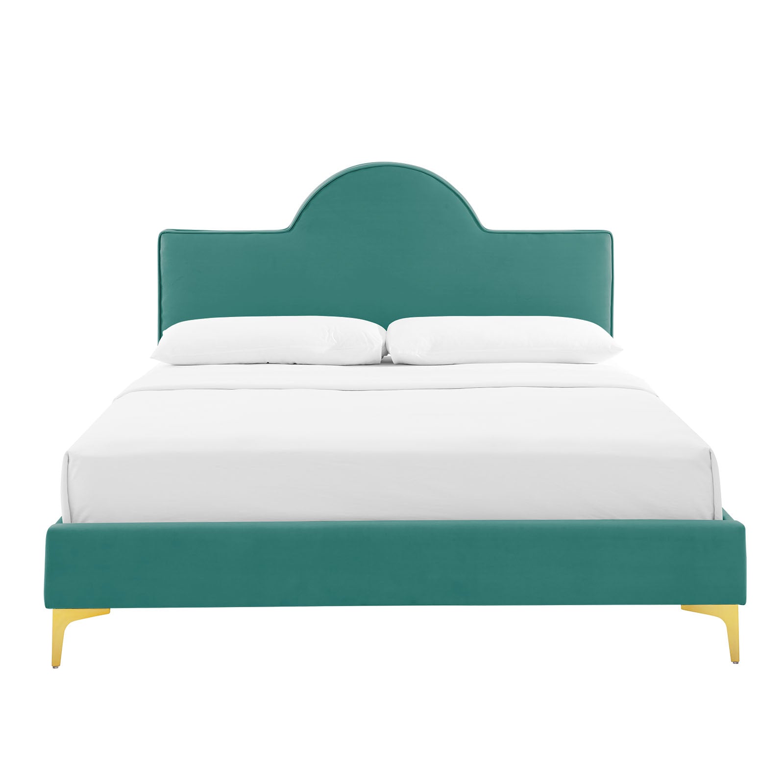 Sunny Performance Velvet King Bed by Modway