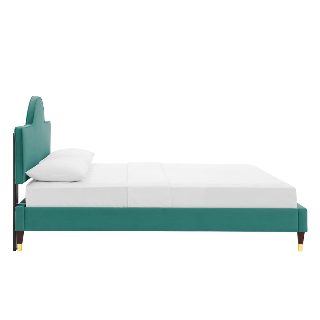 Aurora Performance Velvet Full Bed by Modway