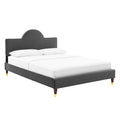 Aurora Performance Velvet King Bed by Modway