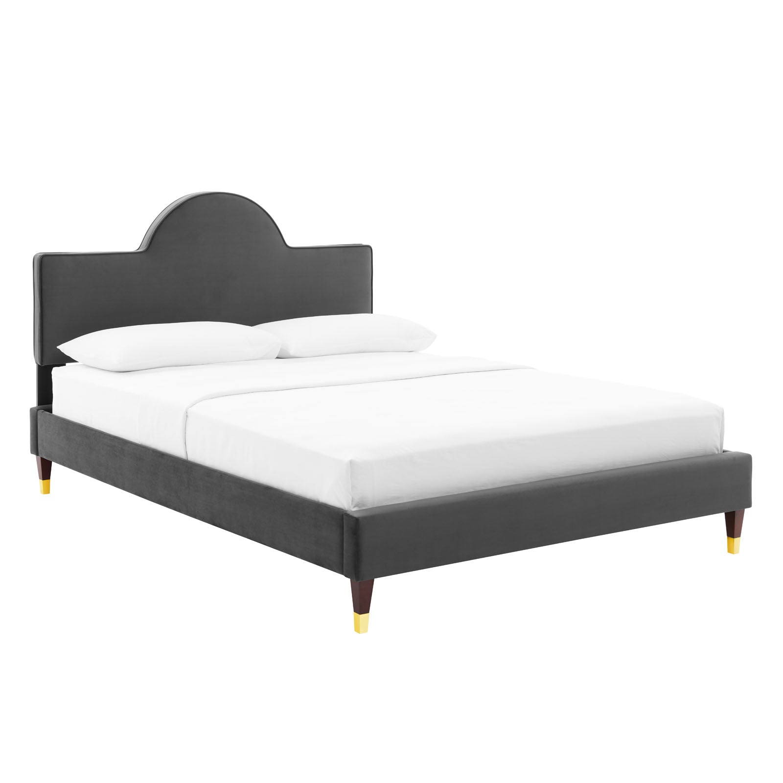Aurora Performance Velvet King Bed by Modway