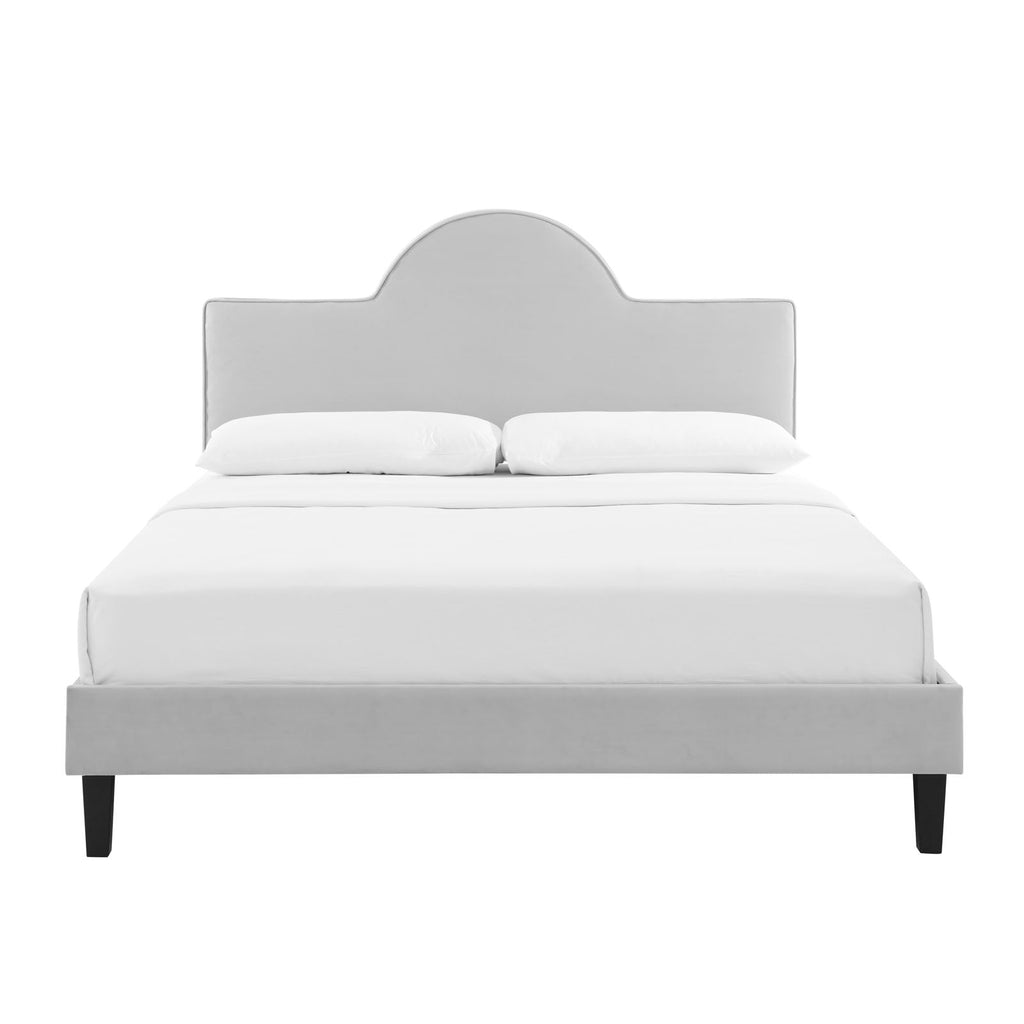 Soleil Performance Velvet Twin Bed by Modway