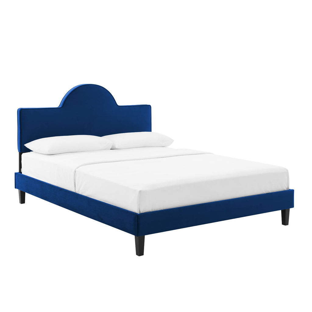 Soleil Performance Velvet King Bed by Modway