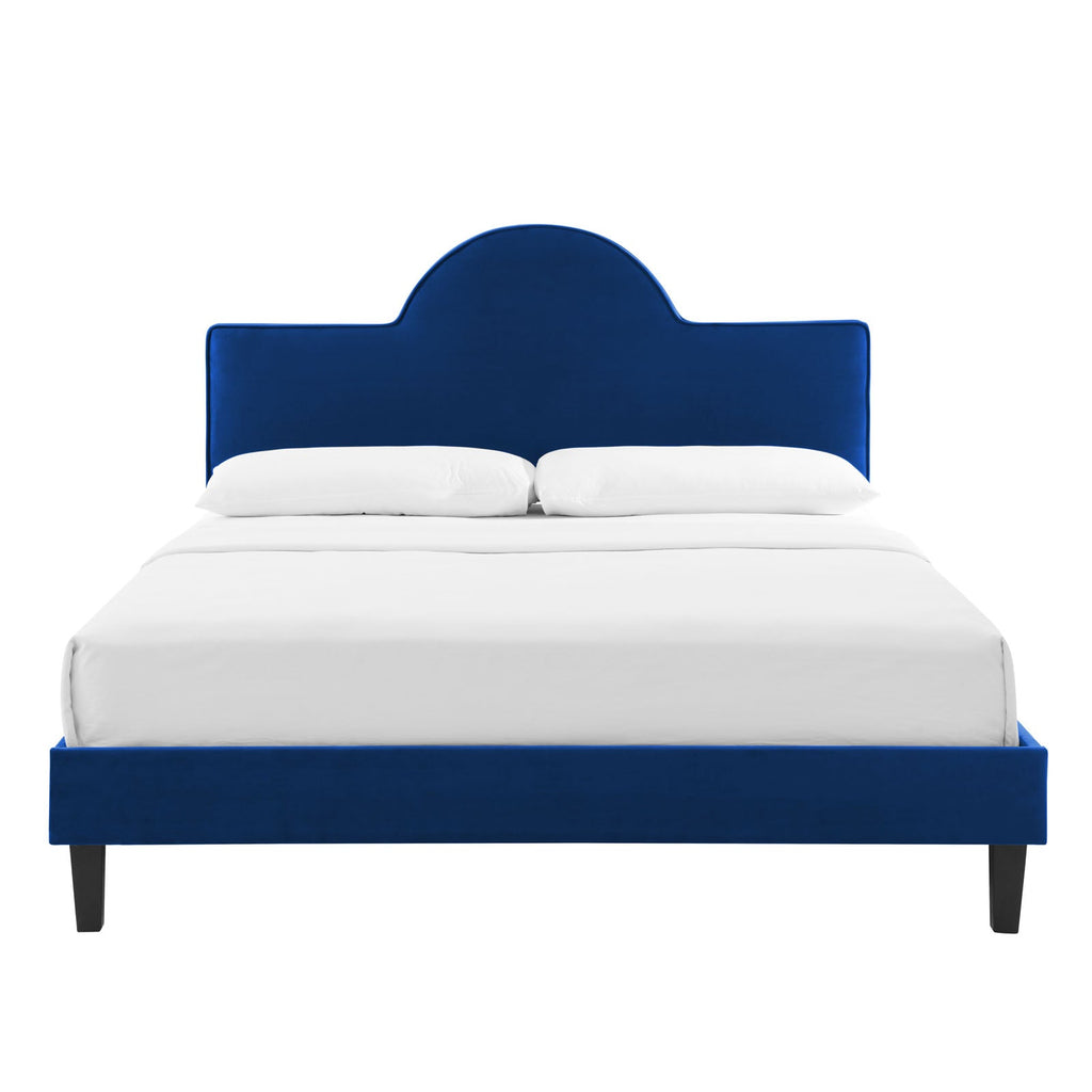 Soleil Performance Velvet King Bed by Modway
