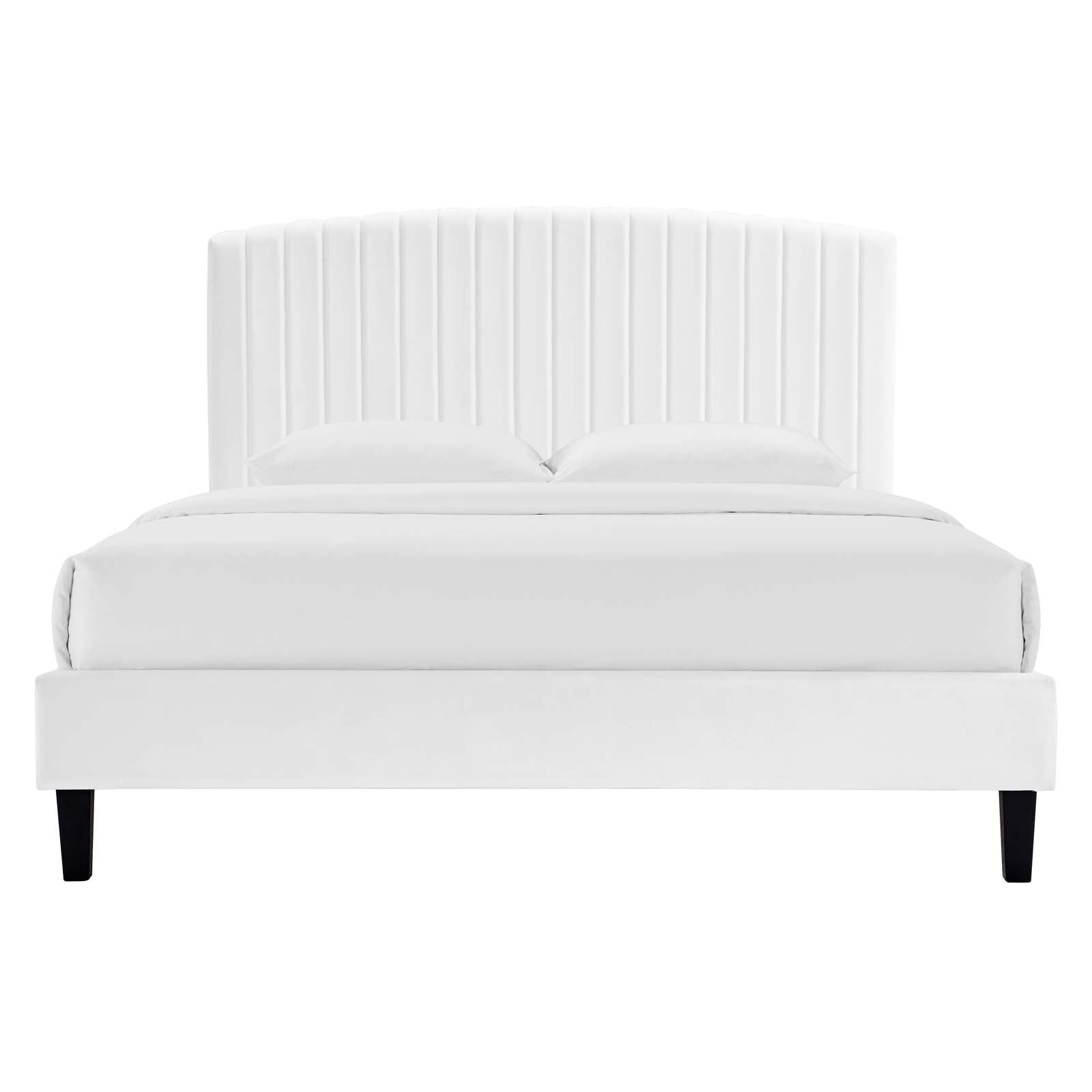 Alessi Performance Velvet Full Platform Bed by Modway