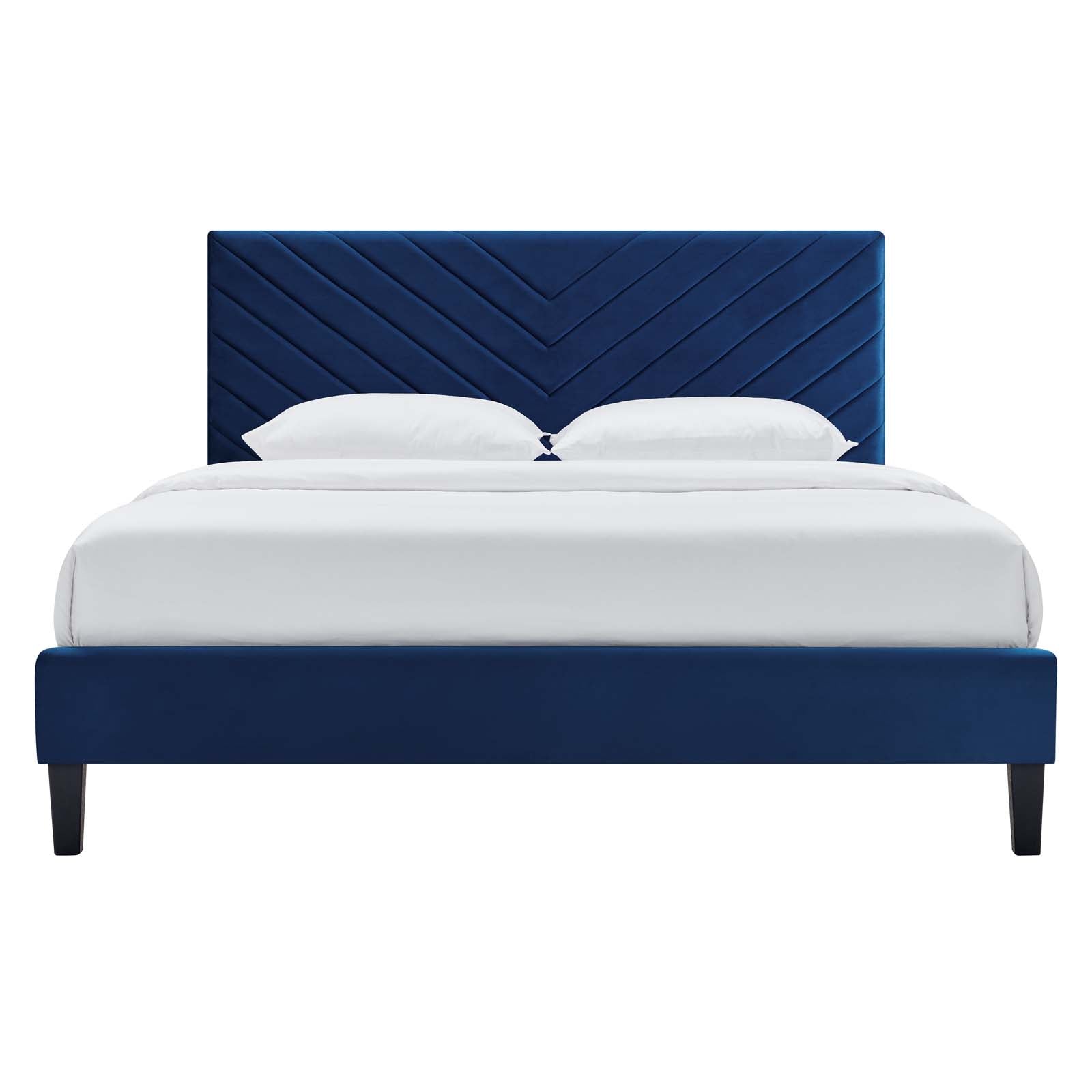 Roxanne Performance Velvet Full Platform Bed by Modway