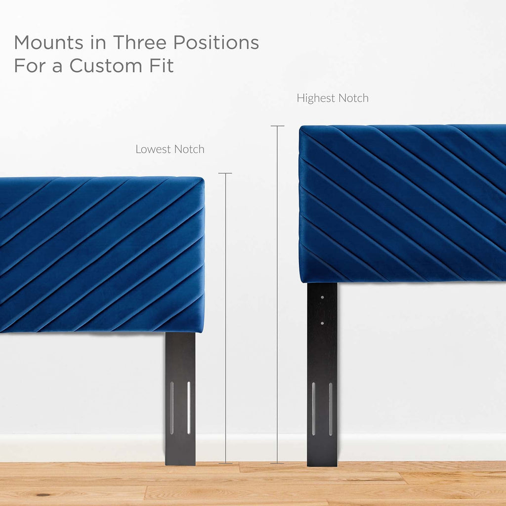 Roxanne Performance Velvet Full Platform Bed by Modway