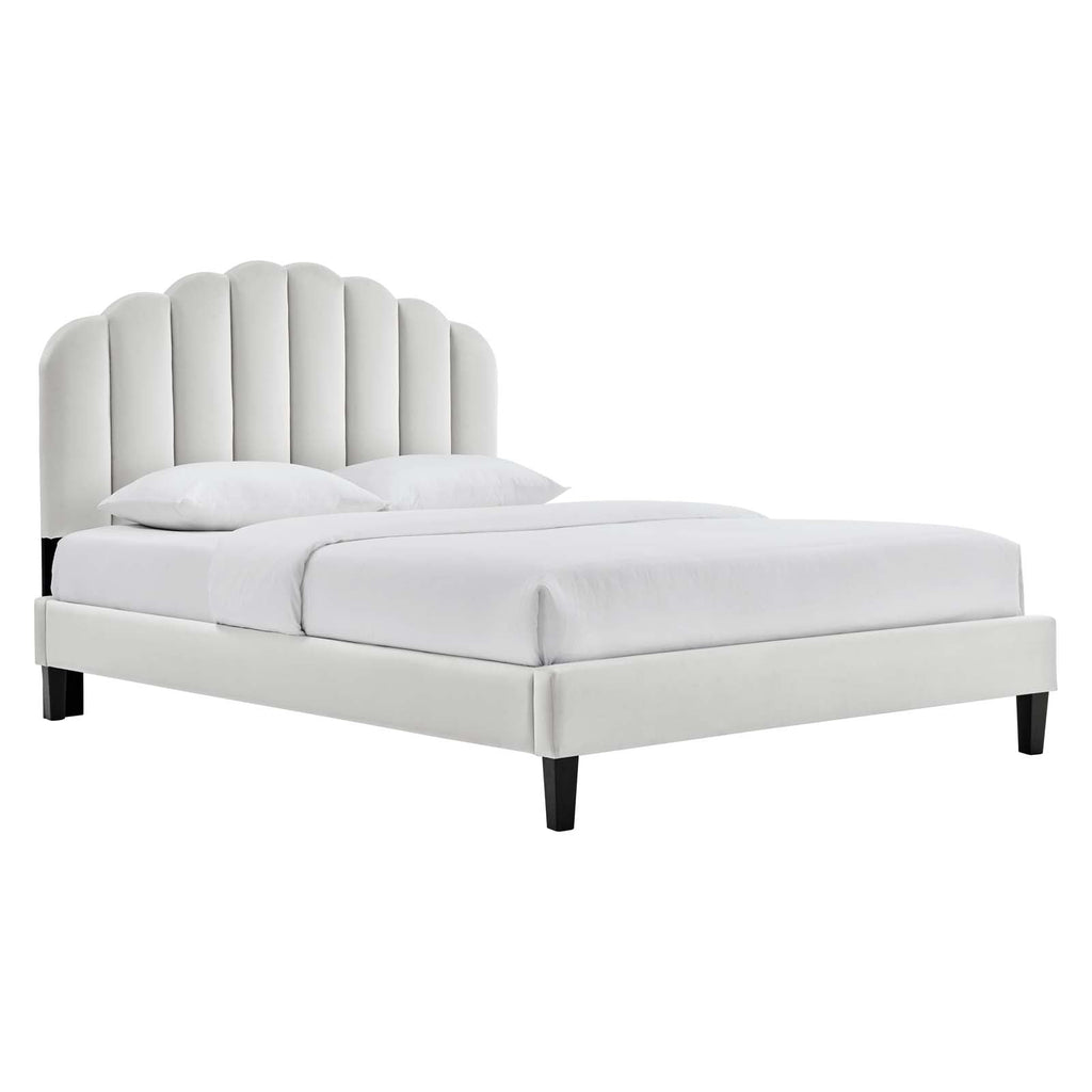Daisy Performance Velvet Full Platform Bed by Modway