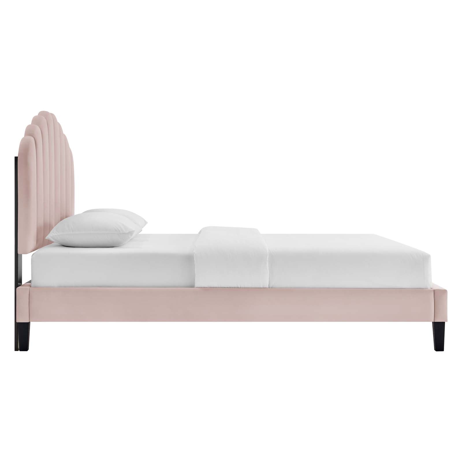 Daisy Performance Velvet Full Platform Bed by Modway