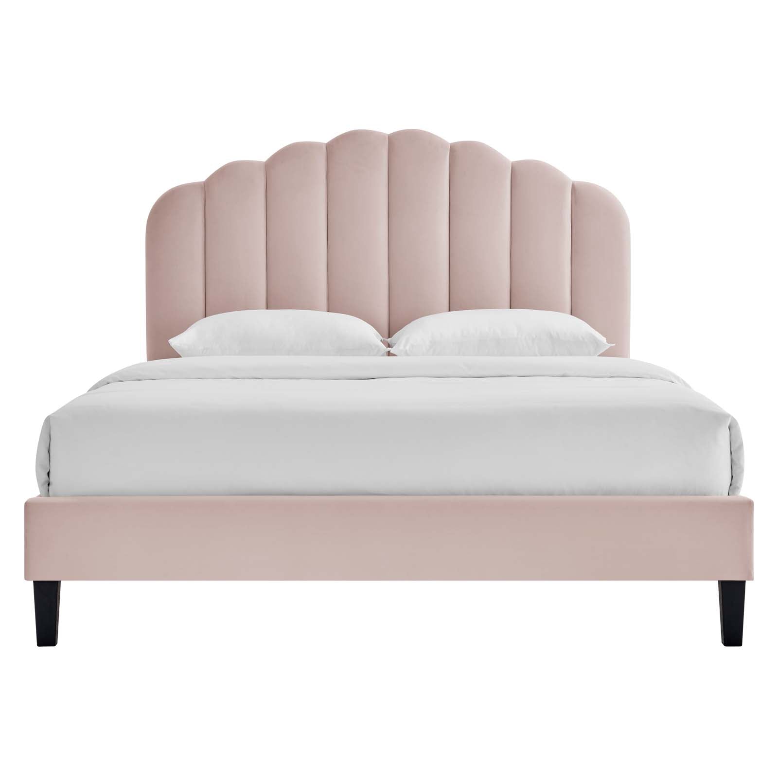Daisy Performance Velvet Full Platform Bed by Modway