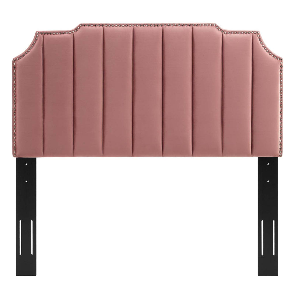 Colette Performance Velvet King Platform Bed by Modway