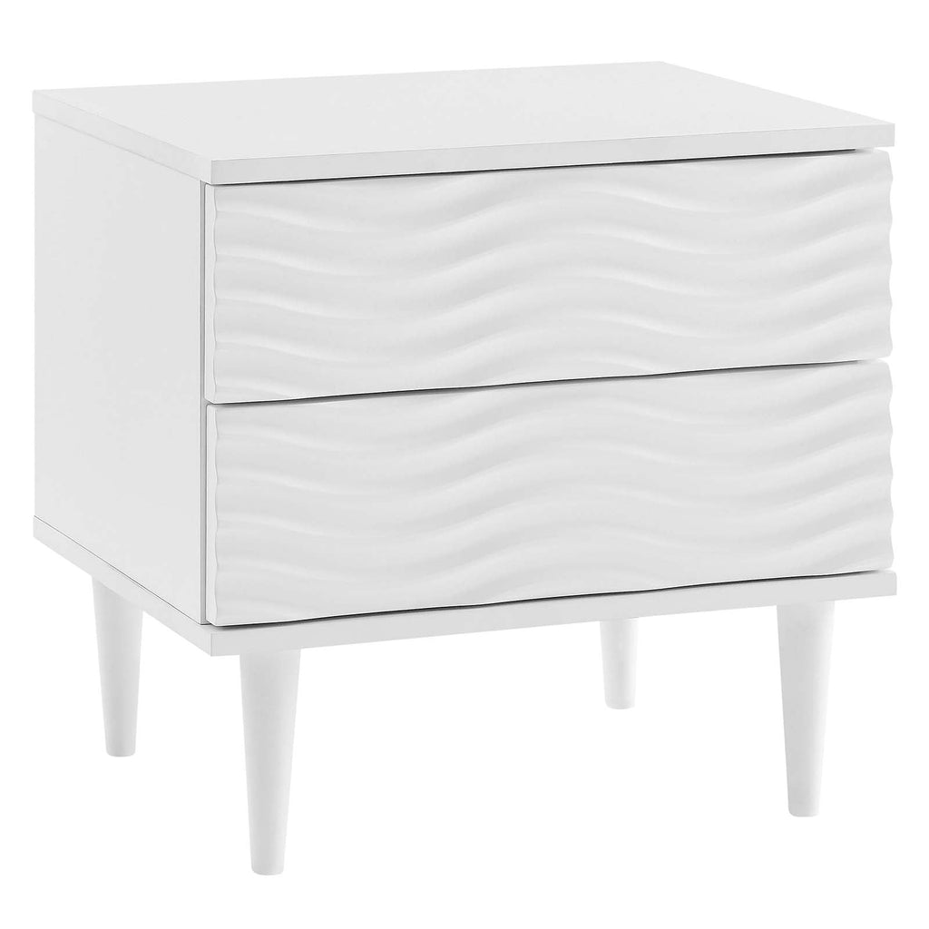 Wavelet 2-Drawer Nightstand by Modway