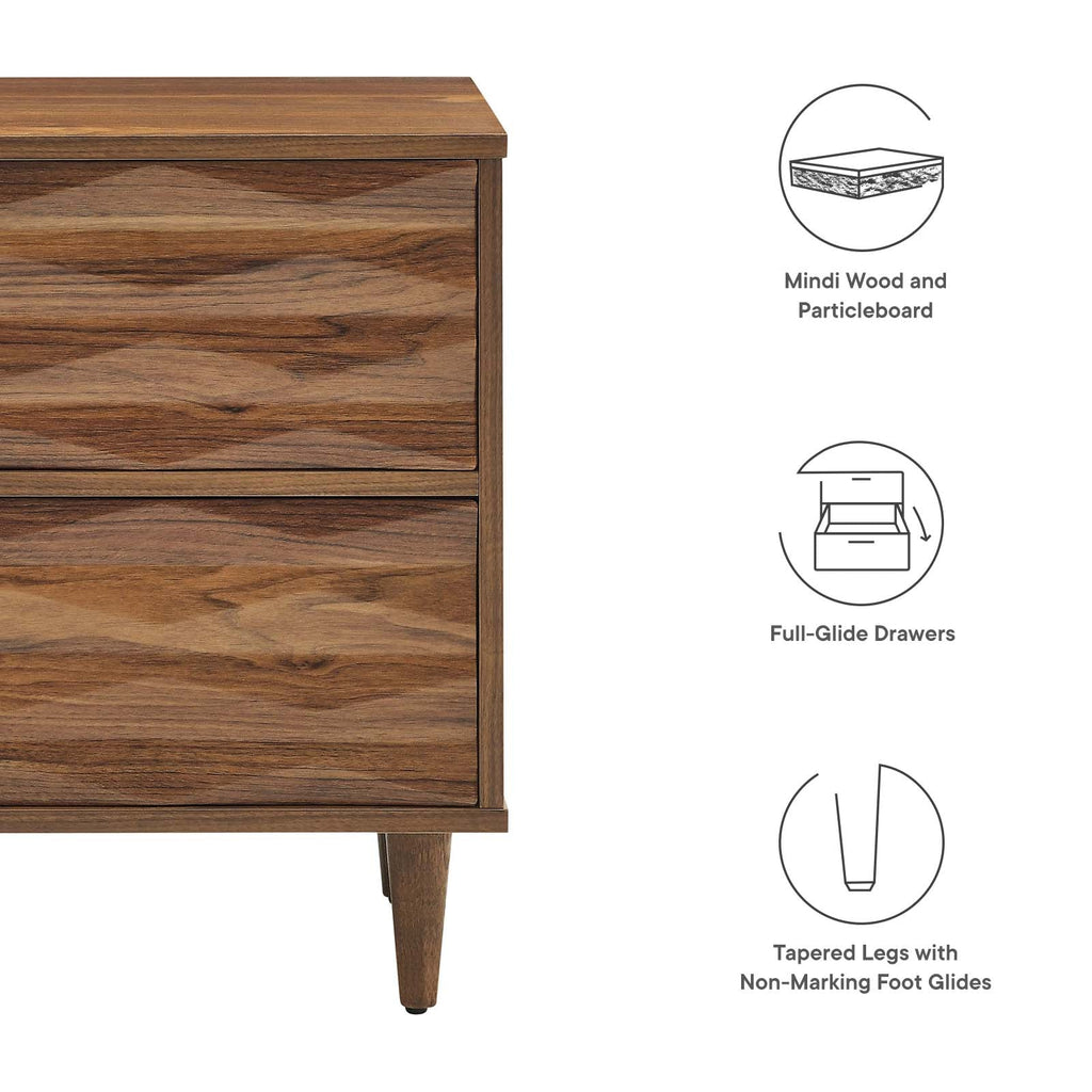 Vespera 2-Drawer Nightstand by Modway