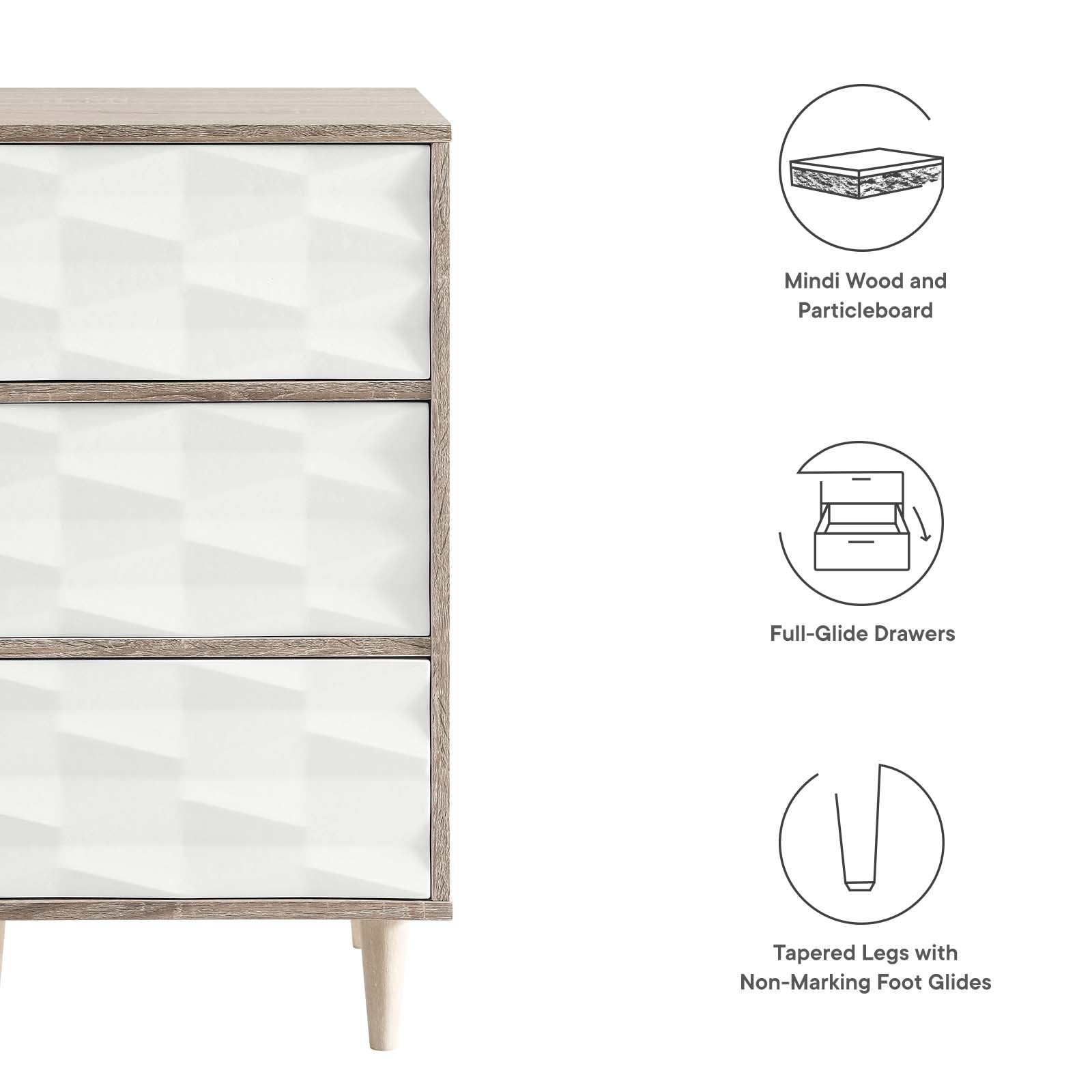 Vespera 3-Drawer Chest