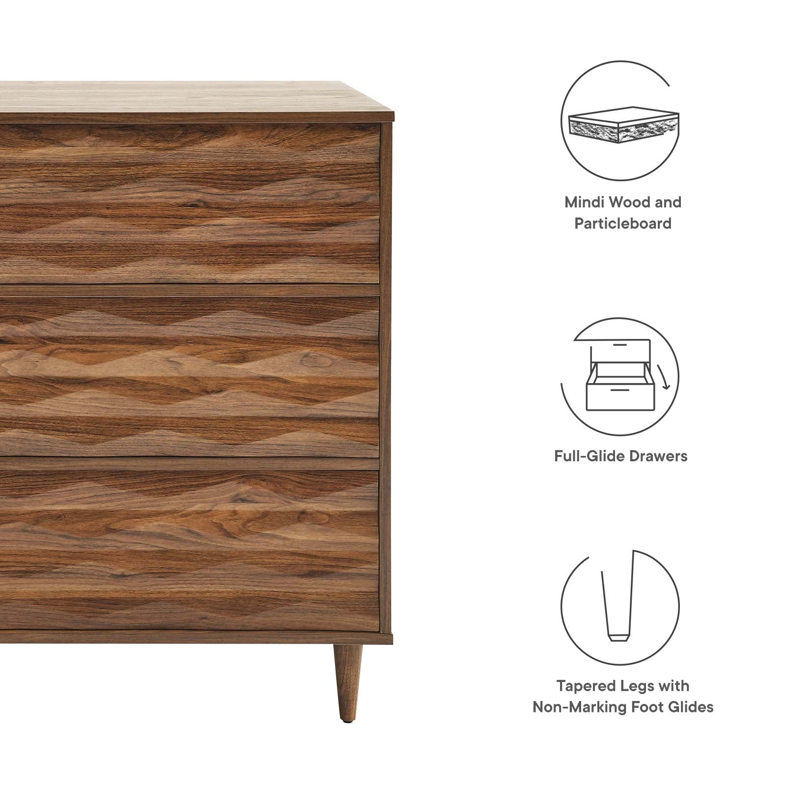 Vespera 6-Drawer Dresser by Modway