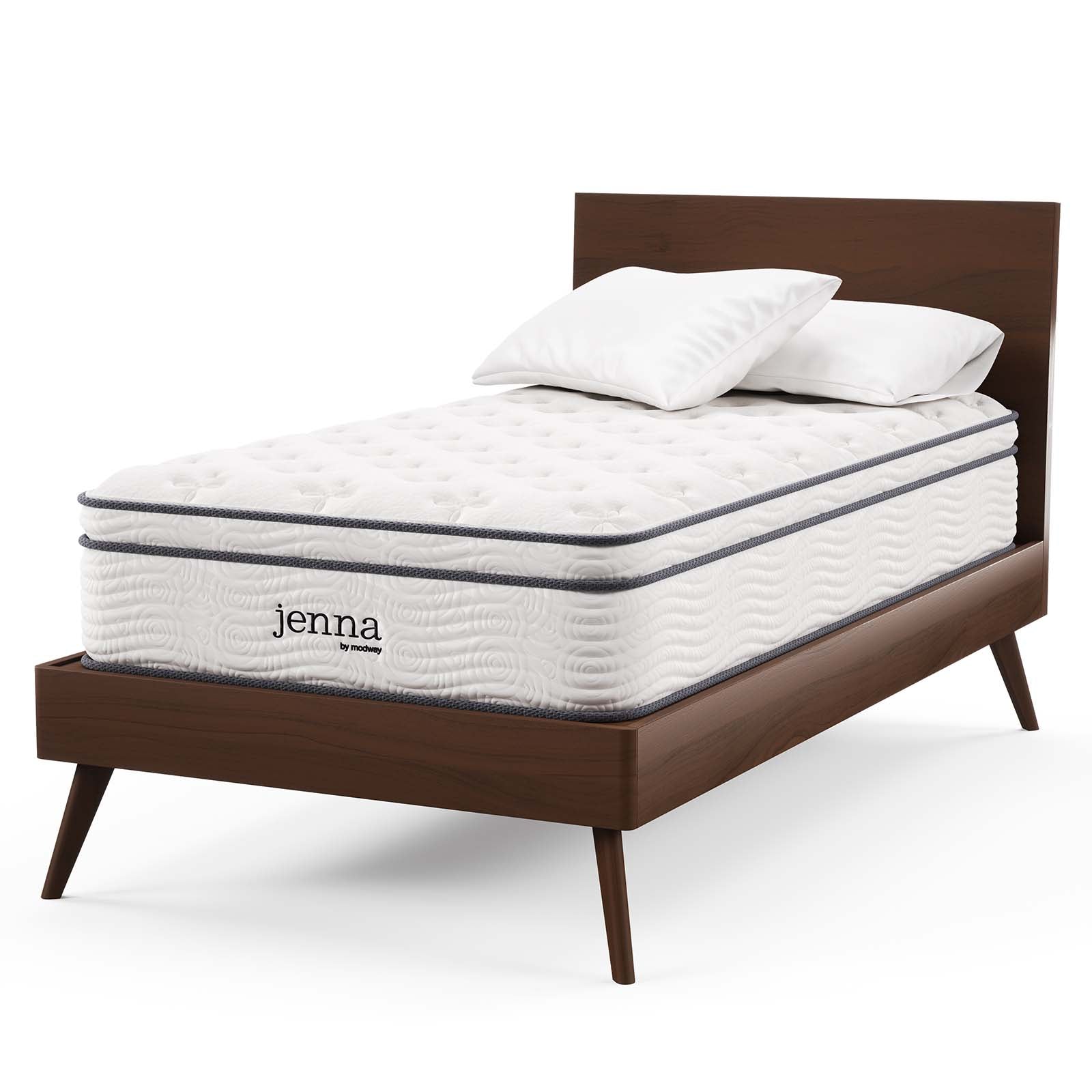 Jenna 12" Innerspring and Foam Twin Mattress by Modway