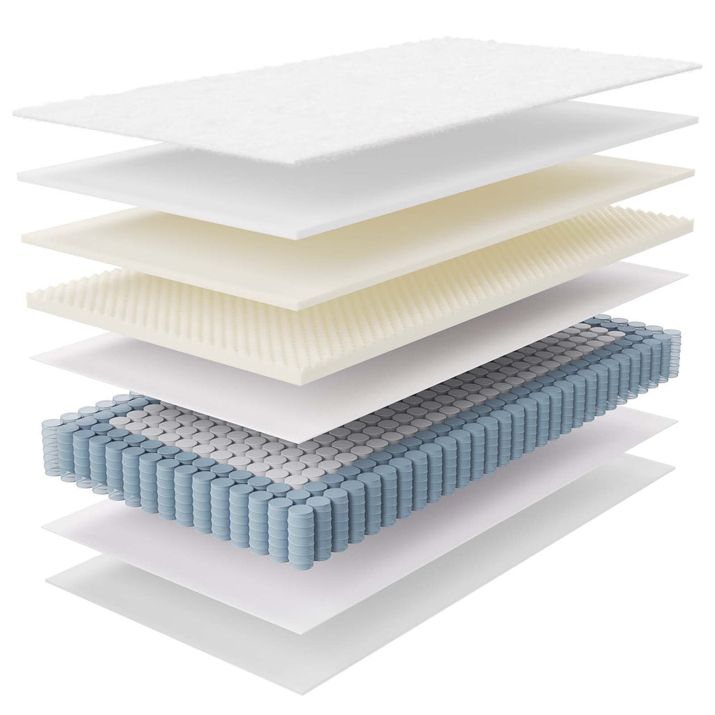 Jenna 12" Innerspring and Foam Twin Mattress by Modway