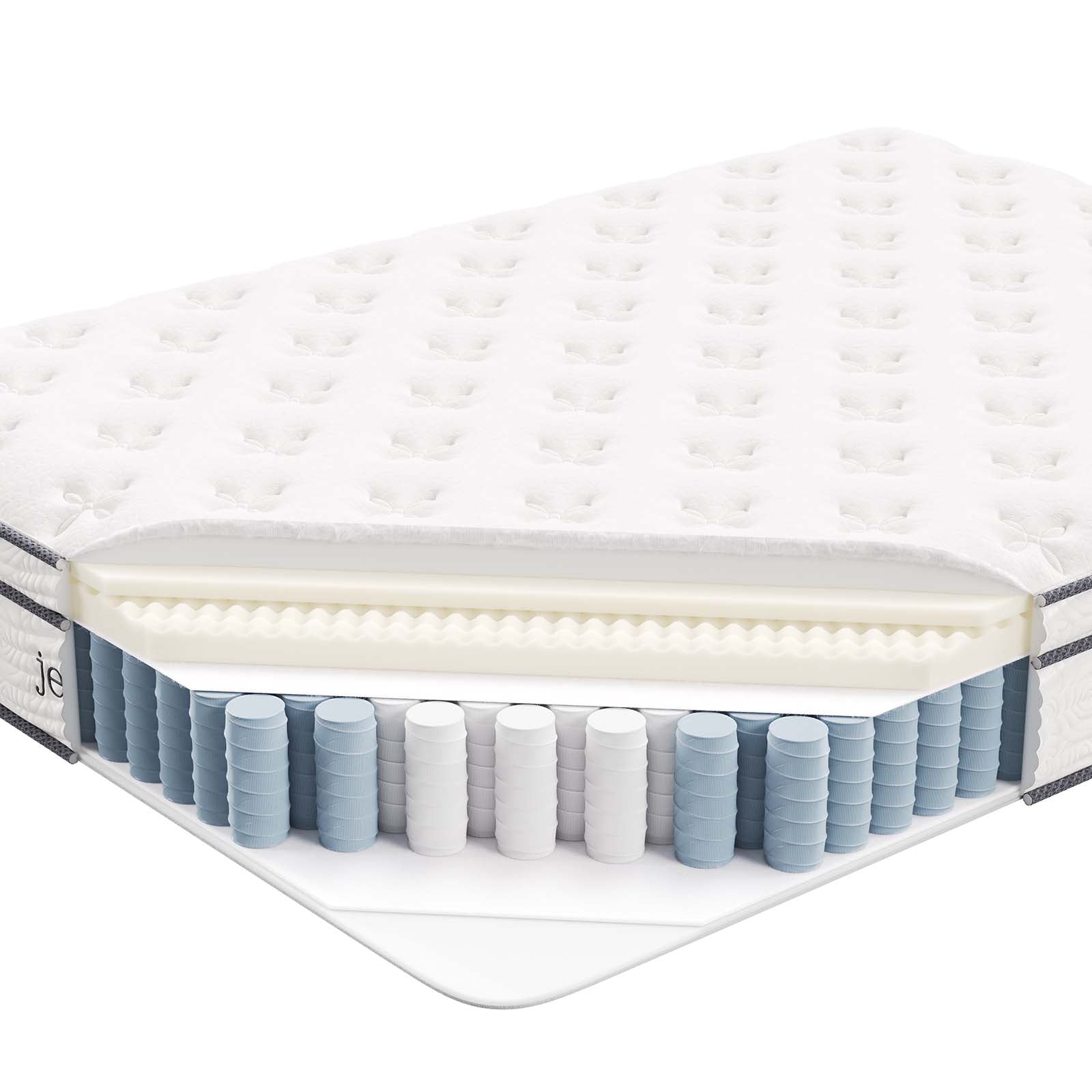 Jenna 12" Innerspring and Foam Full Mattress by Modway