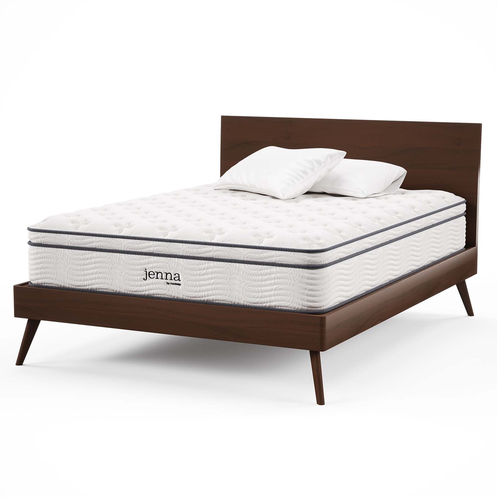 Jenna 12" Innerspring and Foam King Mattress by Modway