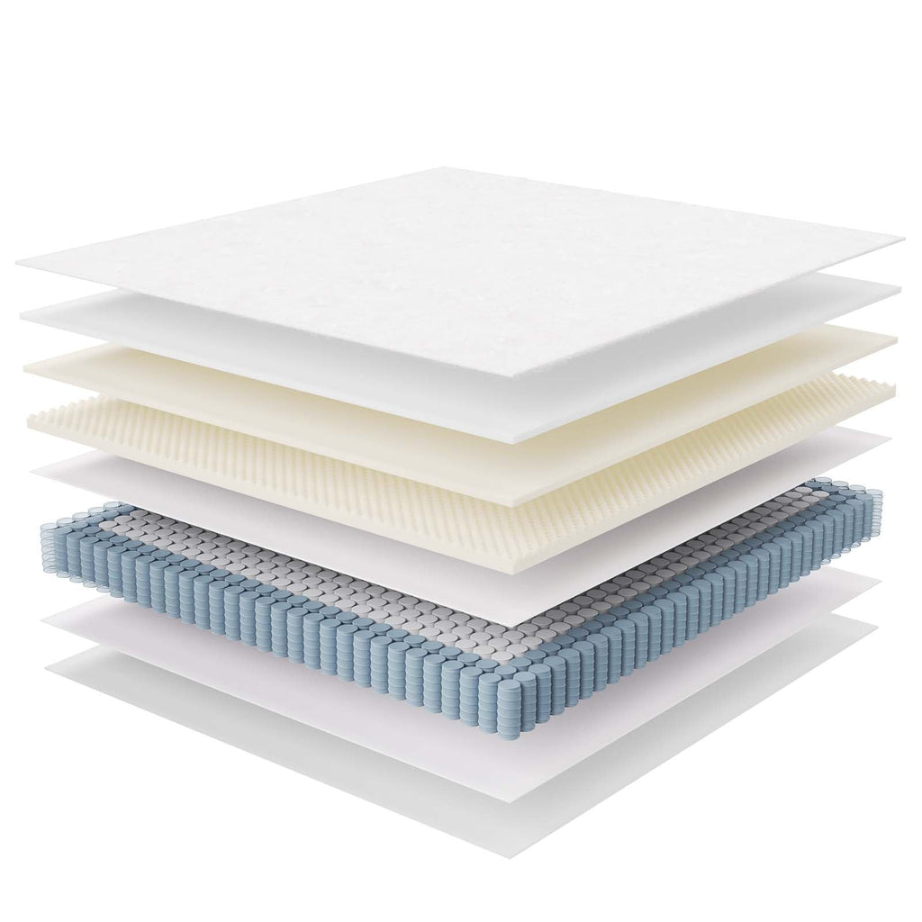 Jenna 12" Innerspring and Foam King Mattress by Modway