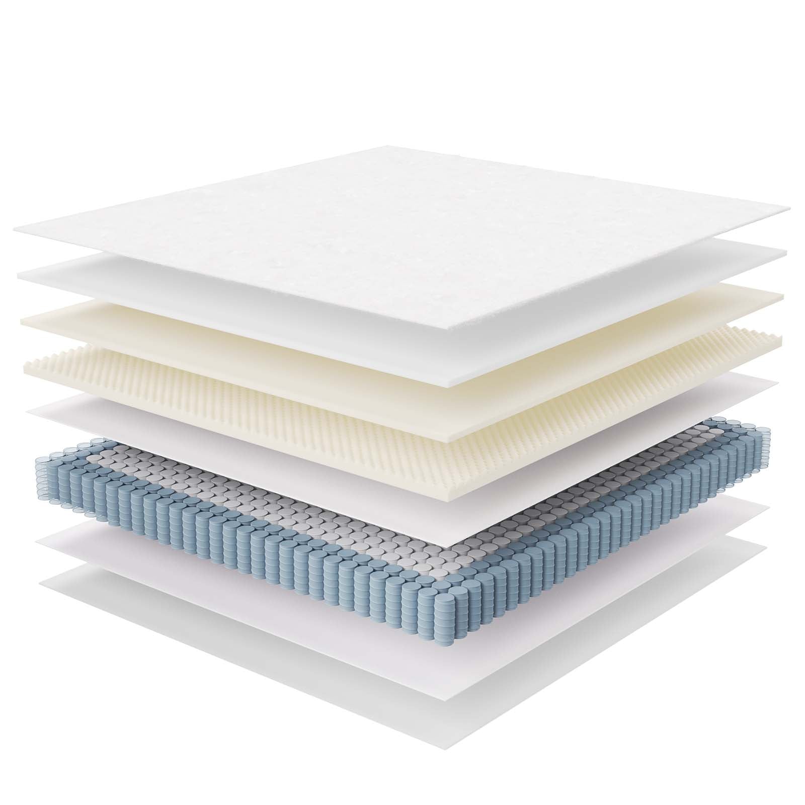 Jenna 12" Innerspring and Foam King Mattress by Modway