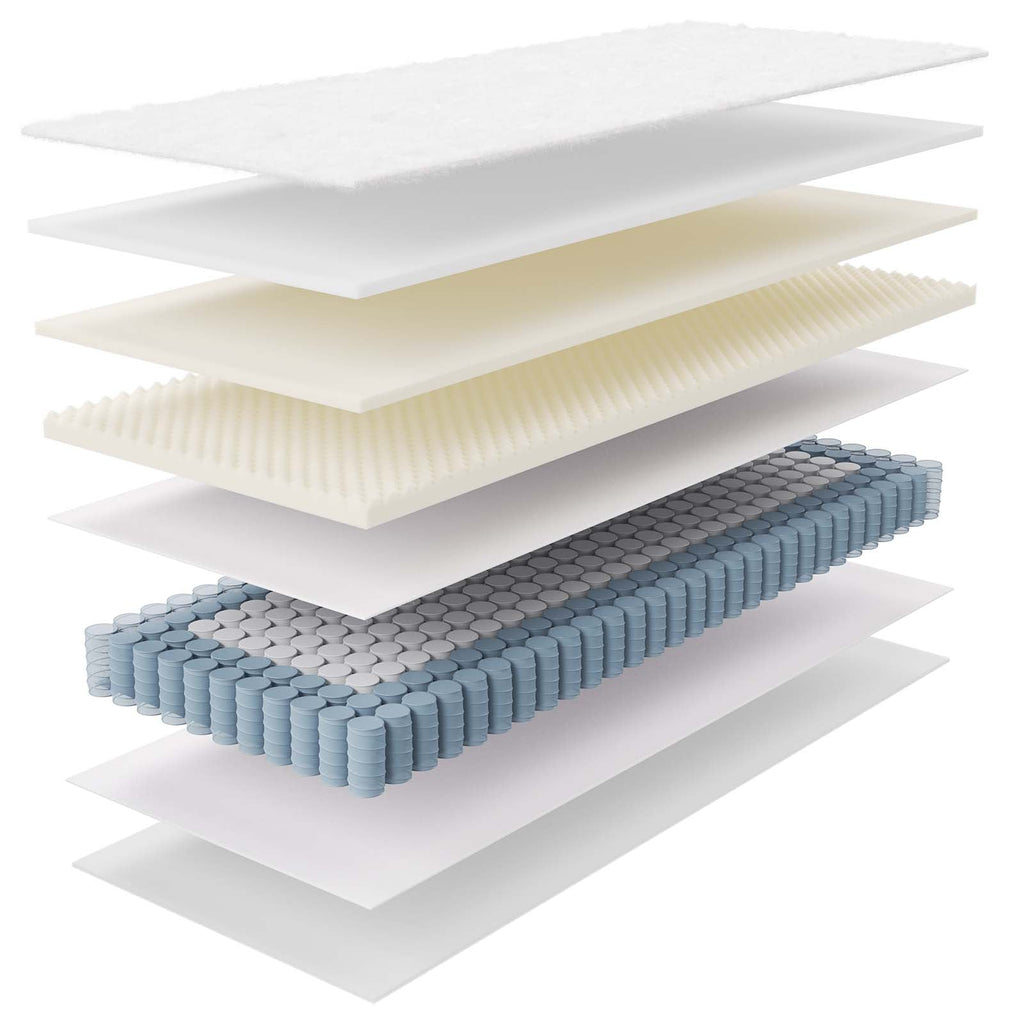 Jenna 6" Innerspring and Foam Narrow Twin Mattress by Modway