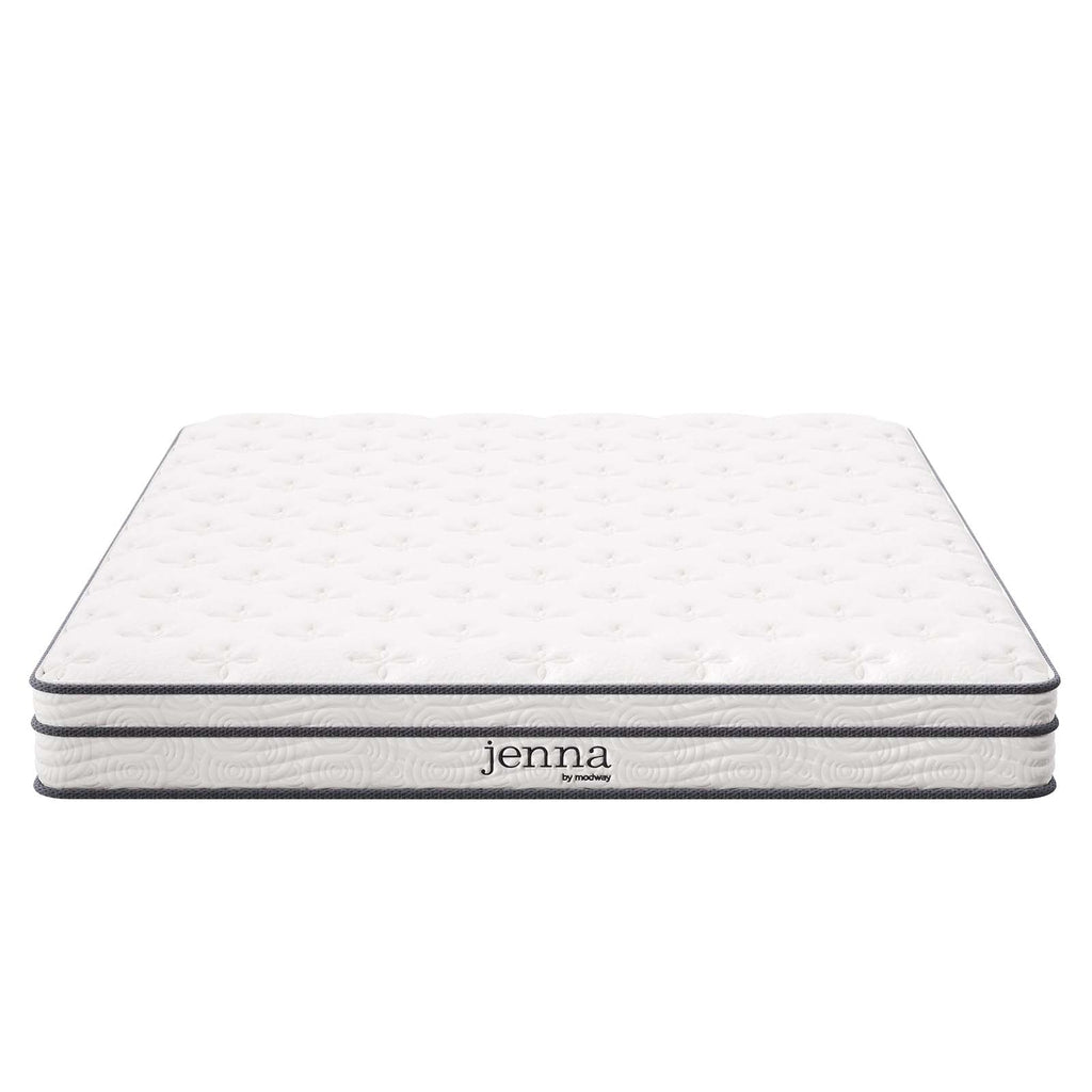 Jenna 6" Innerspring and Foam Queen Mattress by Modway