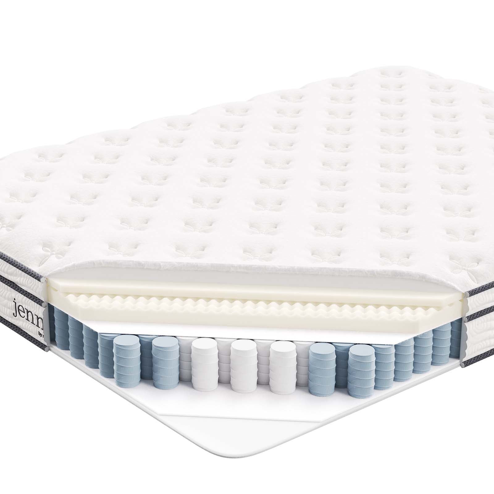Jenna 6" Innerspring and Foam Queen Mattress by Modway