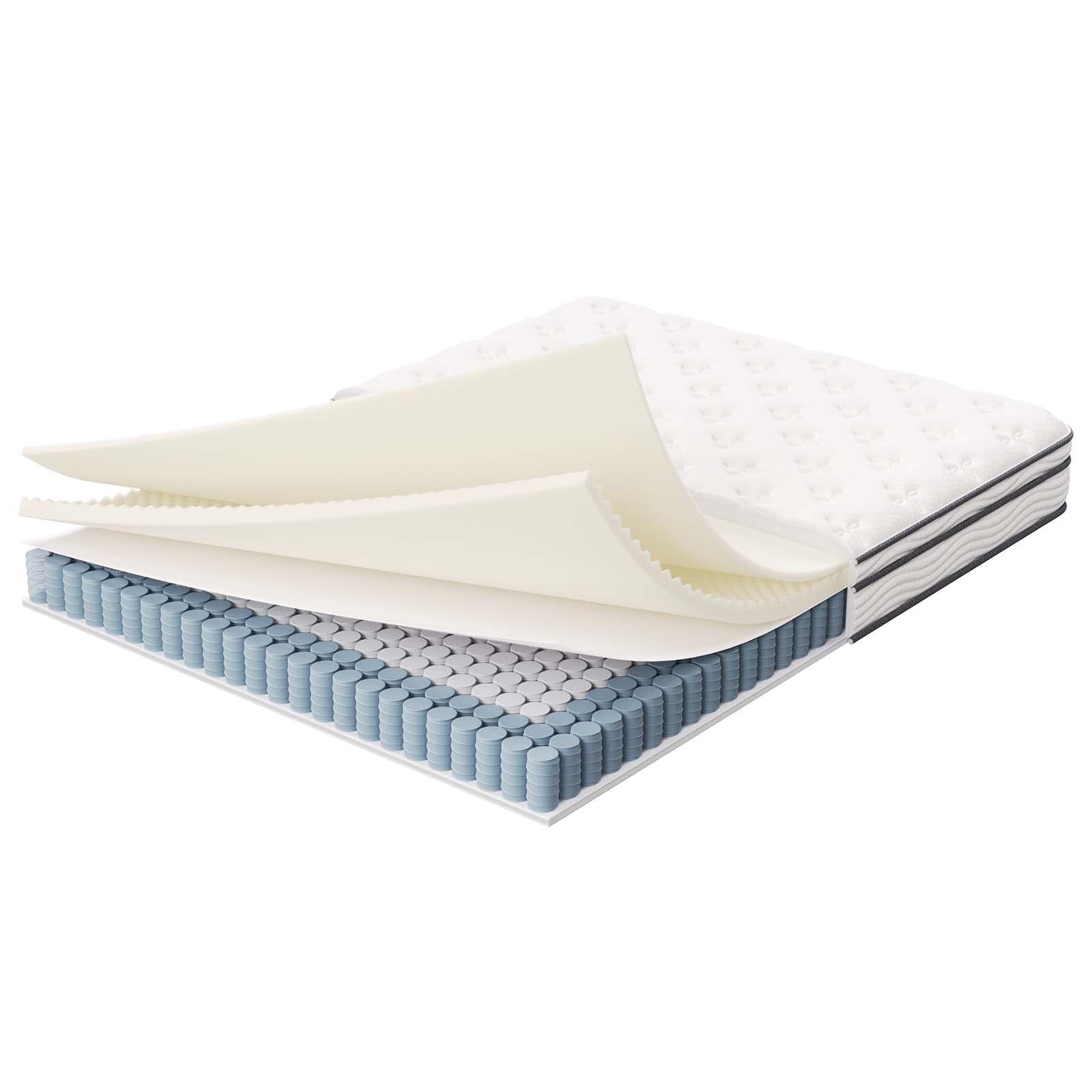 Jenna 6" Innerspring and Foam Queen Mattress by Modway
