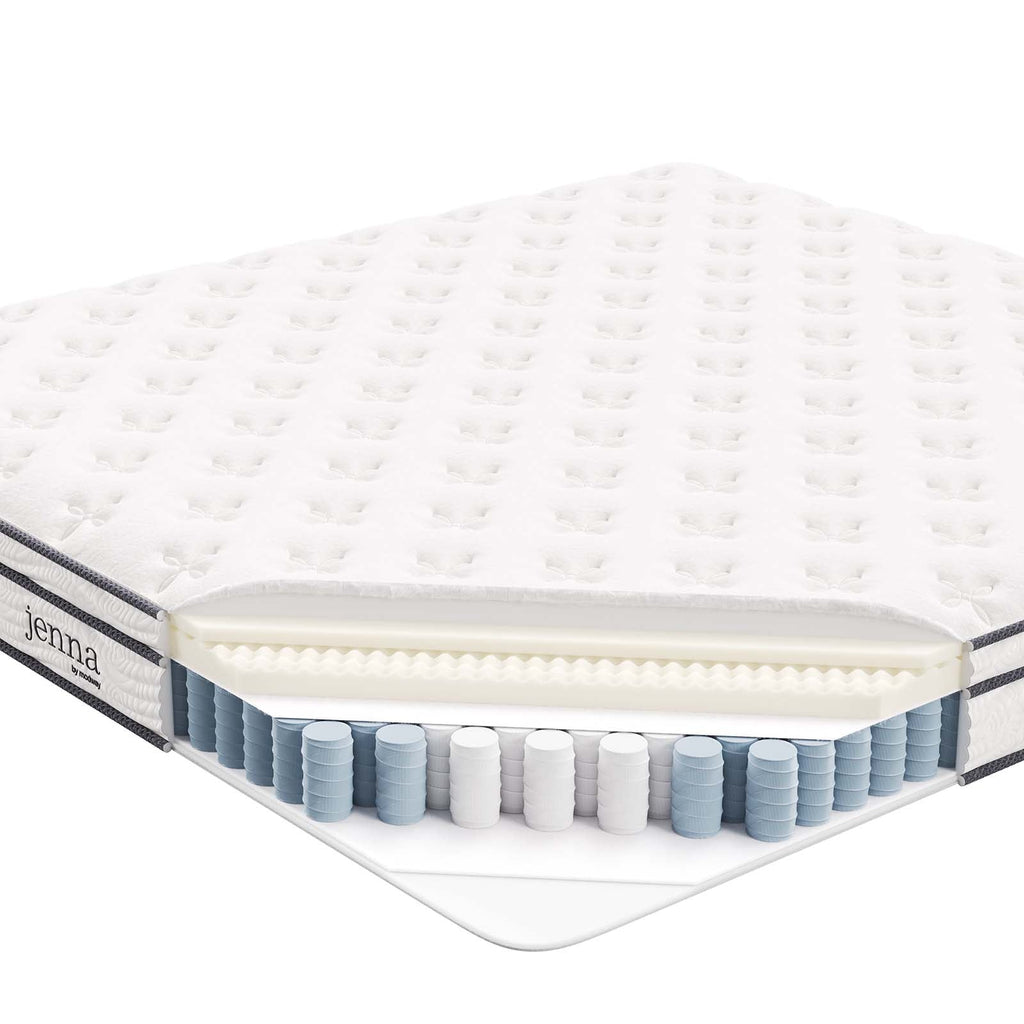 Jenna 6" Innerspring and Foam King Mattress by Modway