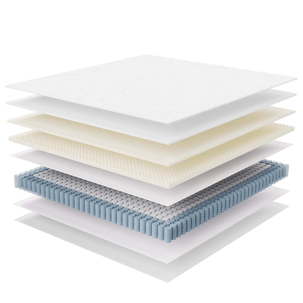 Jenna 6" Innerspring and Foam King Mattress by Modway