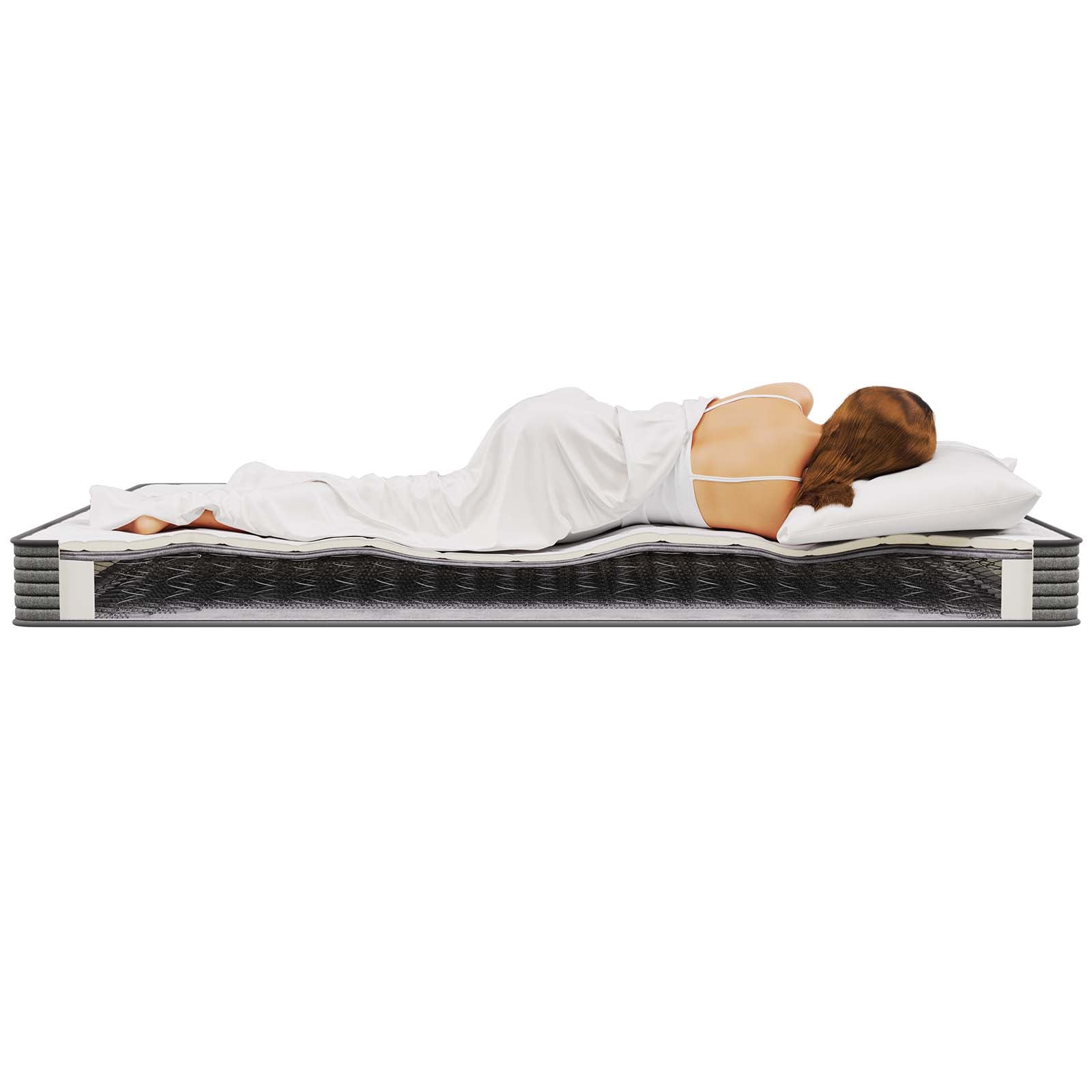 Kate 6" Narrow Twin Mattress by Modway