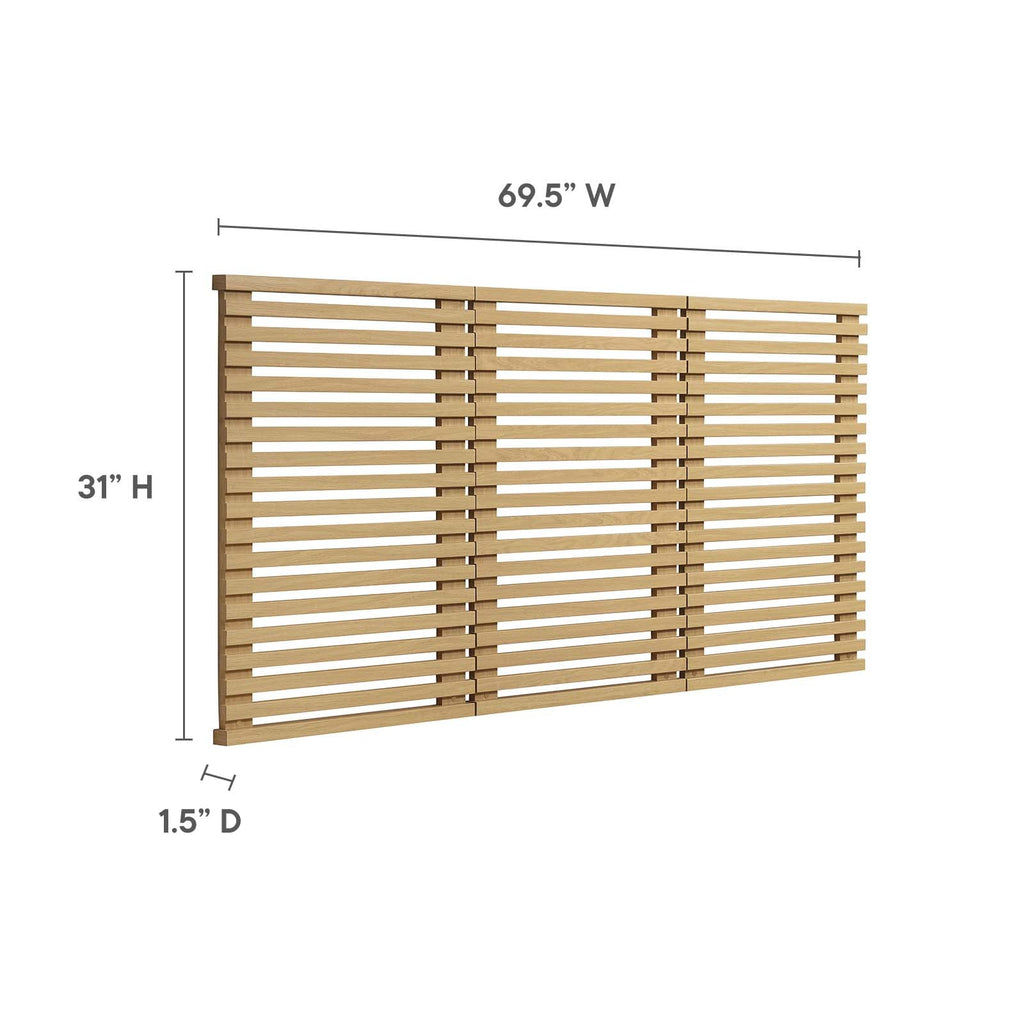 Render Wall Mount Queen Headboard by Modway