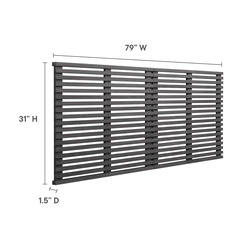 Render Wall Mount King Headboard by Modway