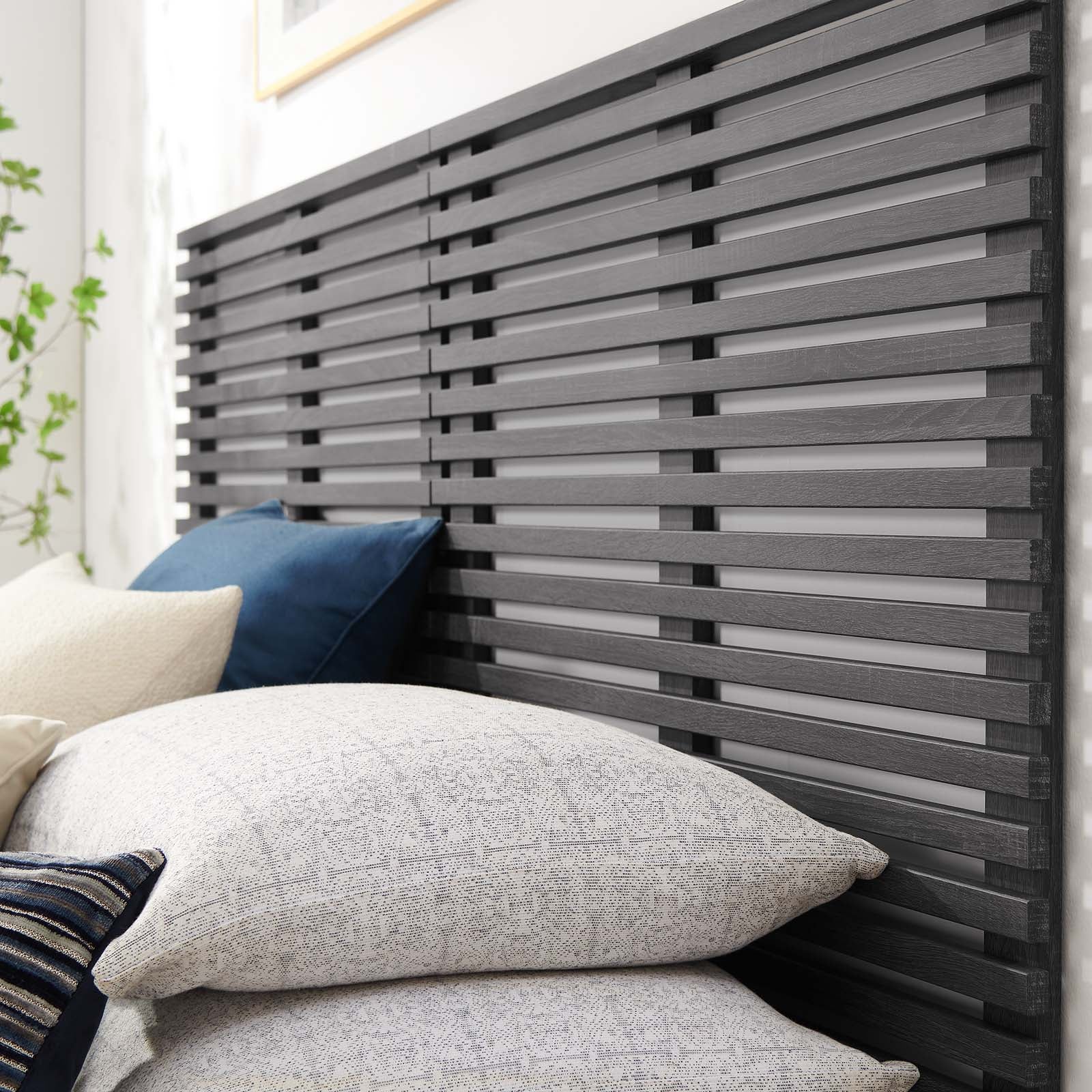 Render Wall Mount King Headboard by Modway