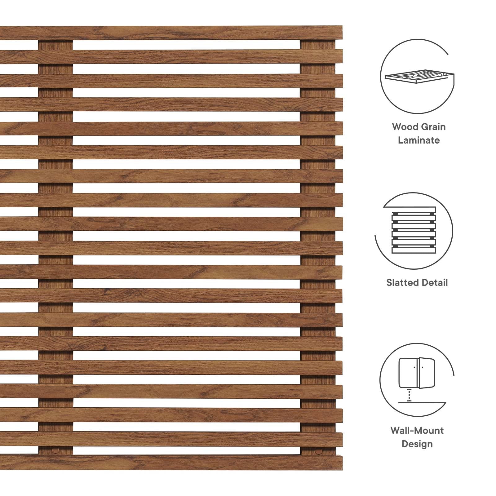 Render Wall Mount King Headboard by Modway