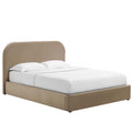 Keynote Performance Velvet Curved Queen Platform Bed by Modway