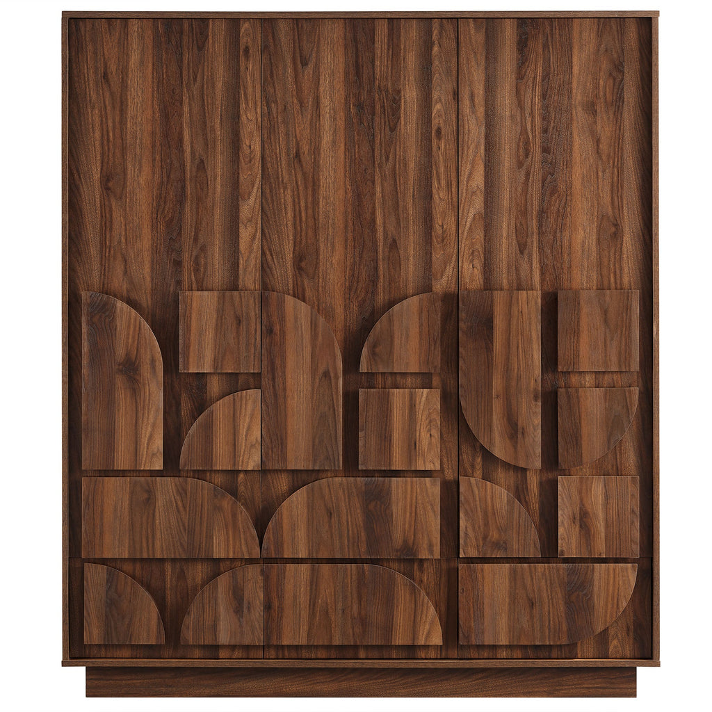 Bulwark 3-Door Wardrobe Closet by Modway