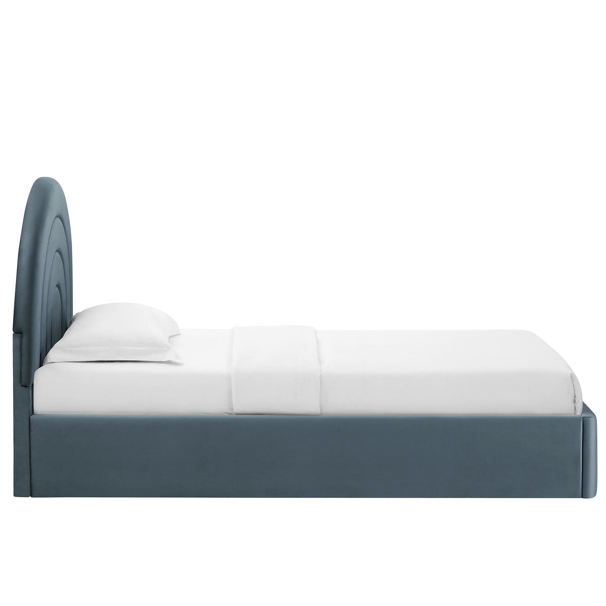 Solana Arched Performance Velvet Twin Platform Bed by Modway