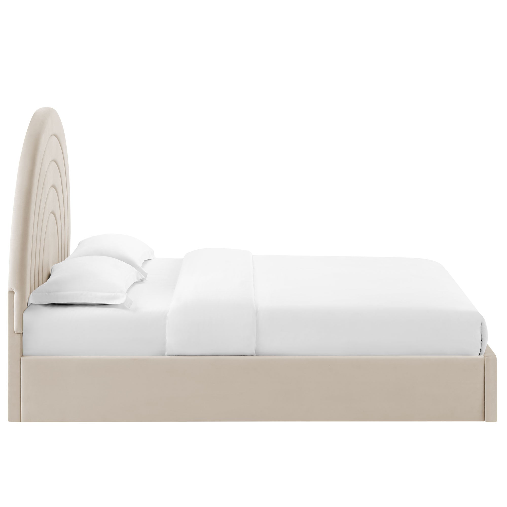 Solana Arched Performance Velvet Full Platform Bed by Modway