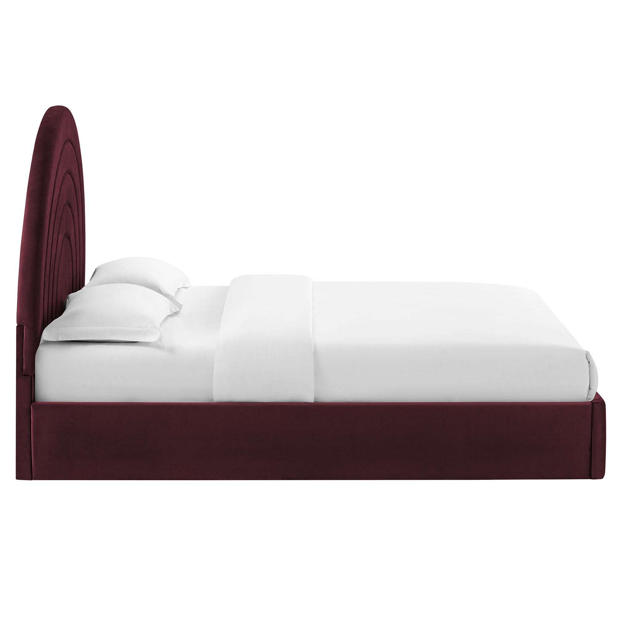 Solana Arched Performance Velvet Full Platform Bed by Modway
