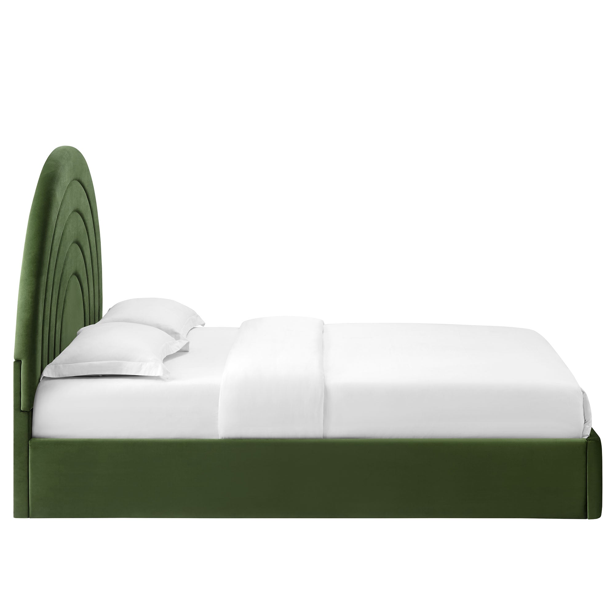 Solana Arched Performance Velvet Queen Platform Bed by Modway