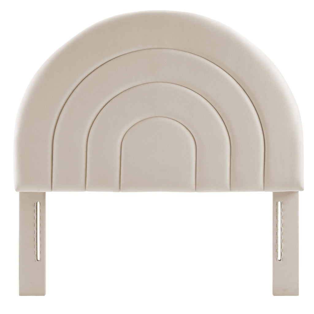 Solana Arched Performance Velvet Twin Headboard by Modway