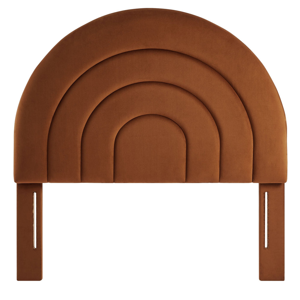 Solana Arched Performance Velvet Twin Headboard by Modway