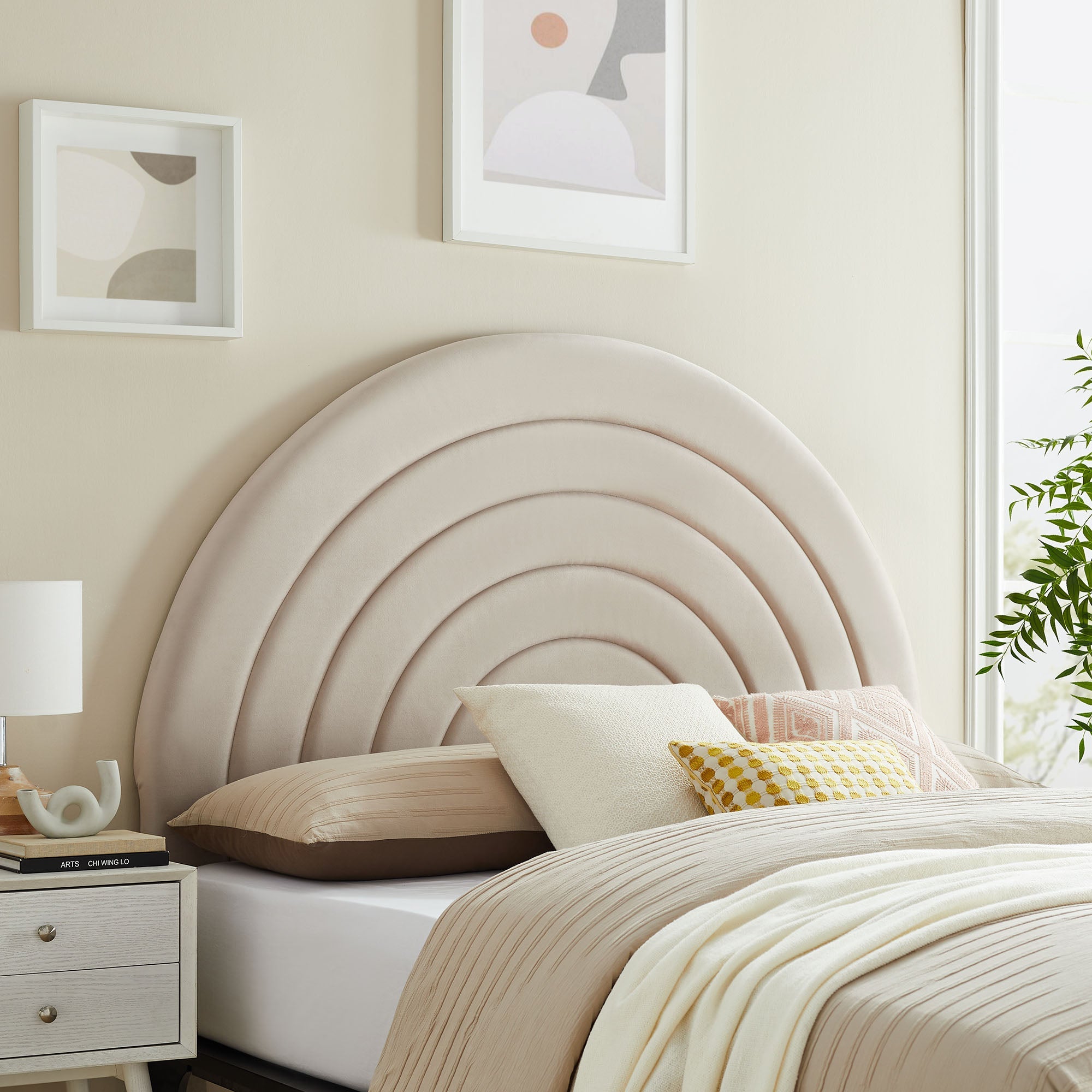 Solana Arched Performance Velvet Full Headboard by Modway