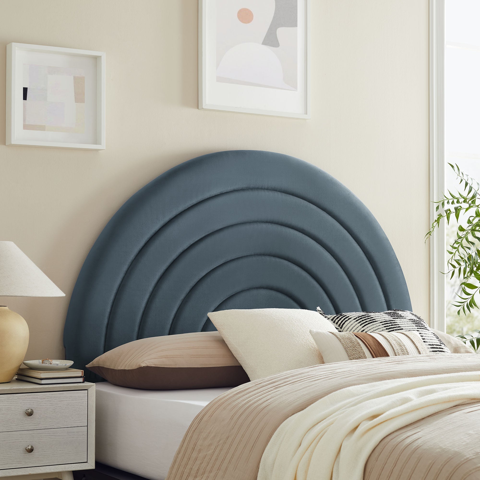 Solana Arched Performance Velvet Full Headboard by Modway