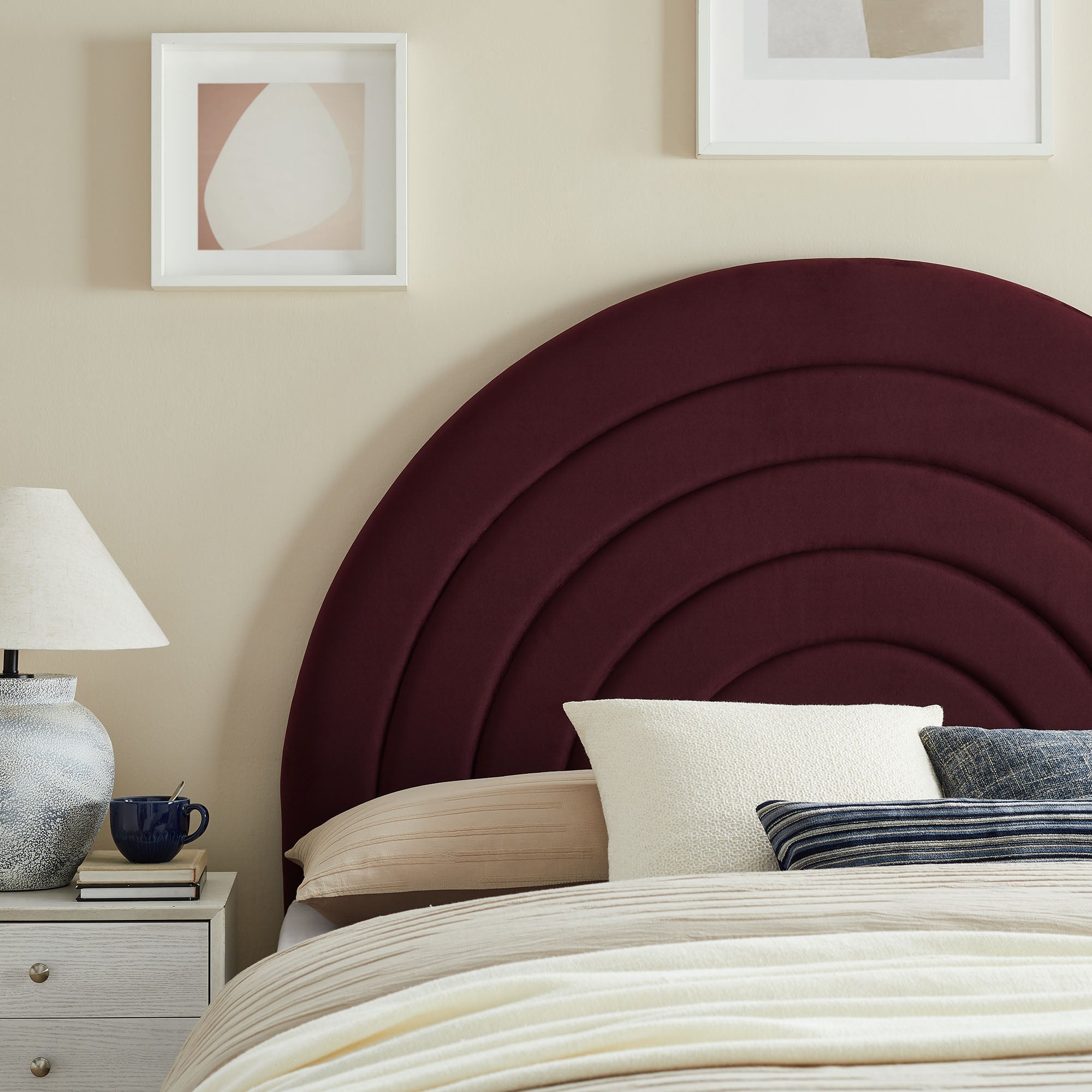 Solana Arched Performance Velvet Full Headboard by Modway