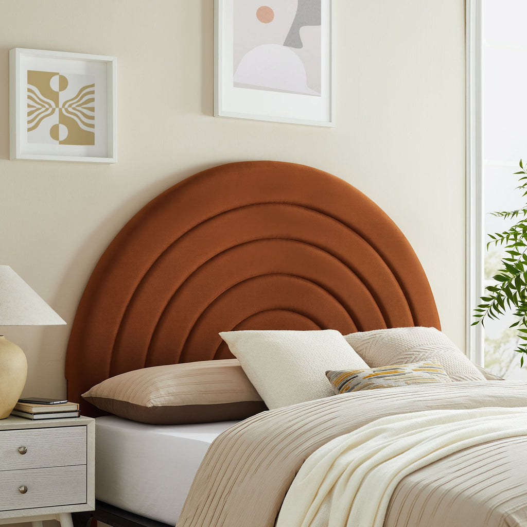 Solana Arched Performance Velvet Full Headboard by Modway
