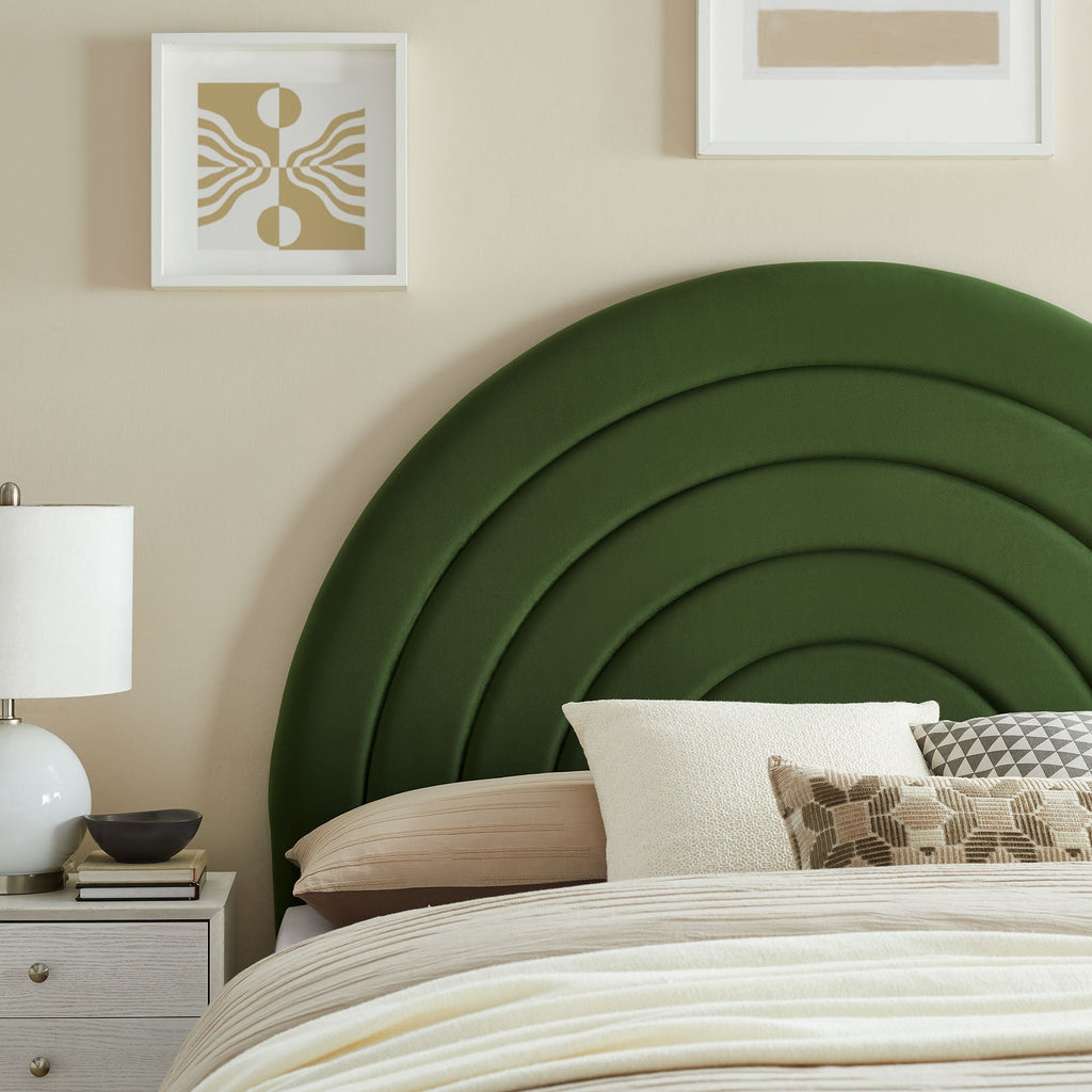 Solana Arched Performance Velvet Queen Headboard by Modway